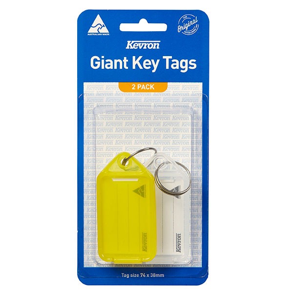 CMR KEVRON GIANT KEY TAGS ID30 ASSORTED PACK 2