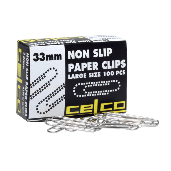 CMR CELCO PAPER CLIPS 33MM