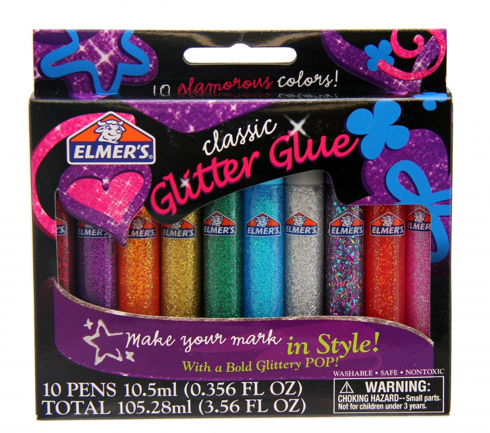 CMR Glitter Glue Pens Classic 10ct